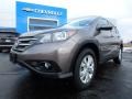 2013 Urban Titanium Metallic Honda CR-V EX-L AWD  photo #2