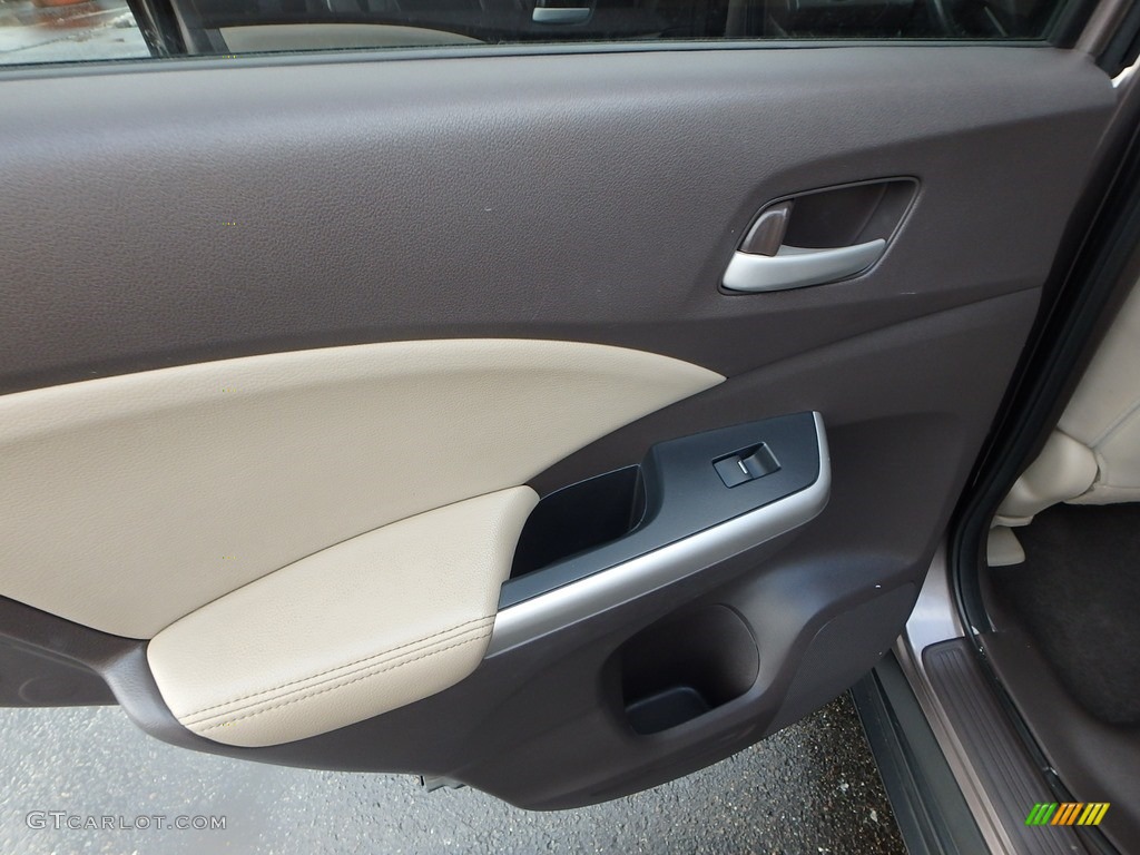 2013 CR-V EX-L AWD - Urban Titanium Metallic / Beige photo #22