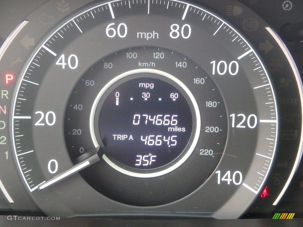 2013 CR-V EX-L AWD - Urban Titanium Metallic / Beige photo #29