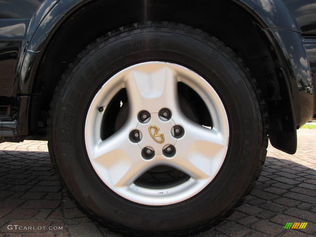 2002 QX4 4x4 - Black Obsidian / Graphite photo #30