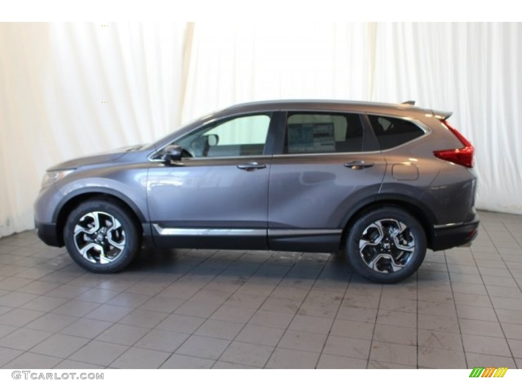 2018 CR-V Touring - Modern Steel Metallic / Black photo #5