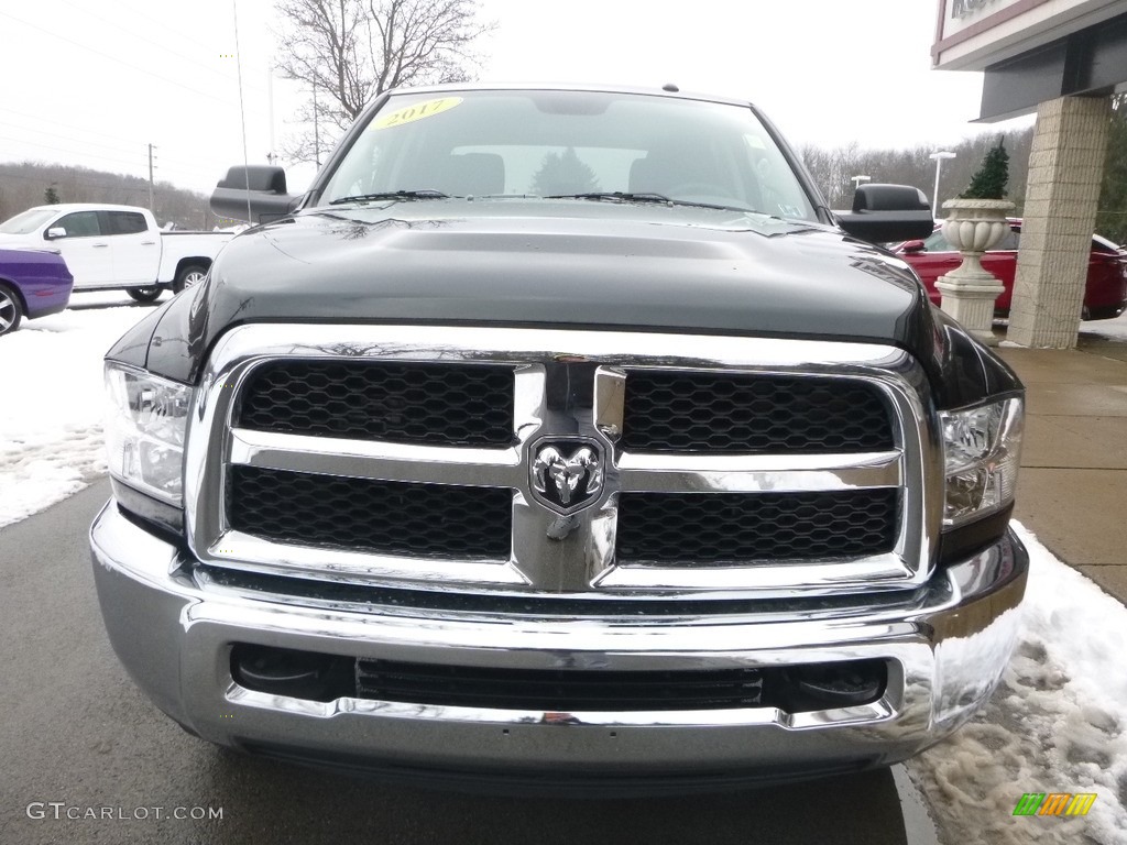 2017 2500 Tradesman Crew Cab 4x4 - Black Forest Green Pearl / Black/Diesel Gray photo #4