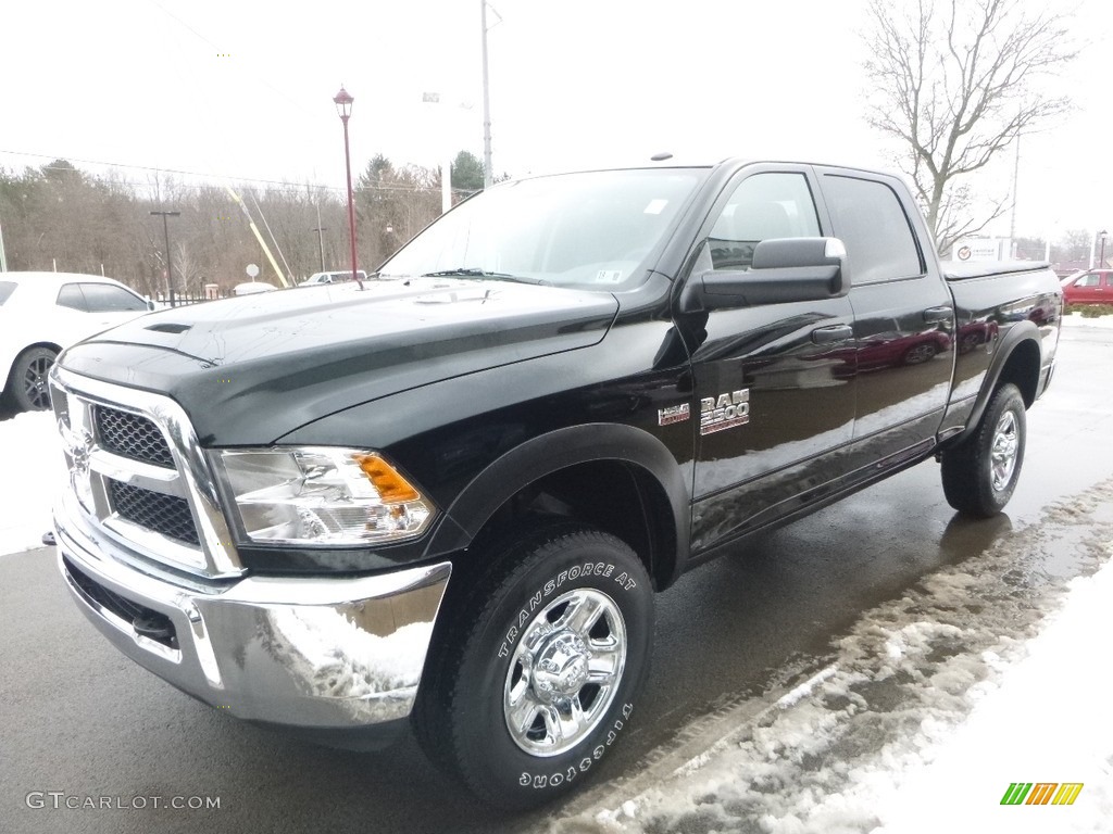 2017 2500 Tradesman Crew Cab 4x4 - Black Forest Green Pearl / Black/Diesel Gray photo #5