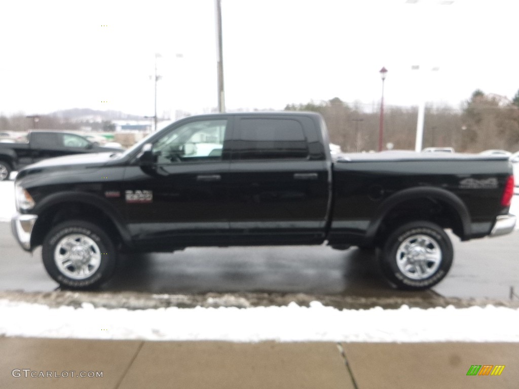 2017 2500 Tradesman Crew Cab 4x4 - Black Forest Green Pearl / Black/Diesel Gray photo #6
