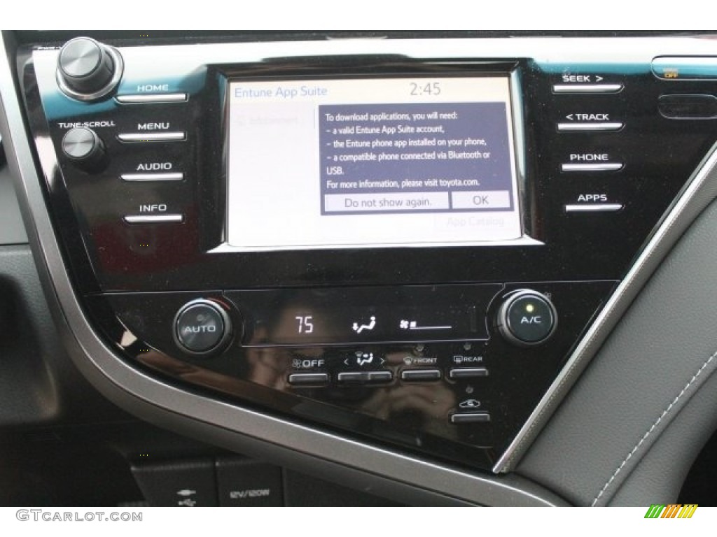 2018 Camry SE - Predawn Gray Mica / Black photo #12