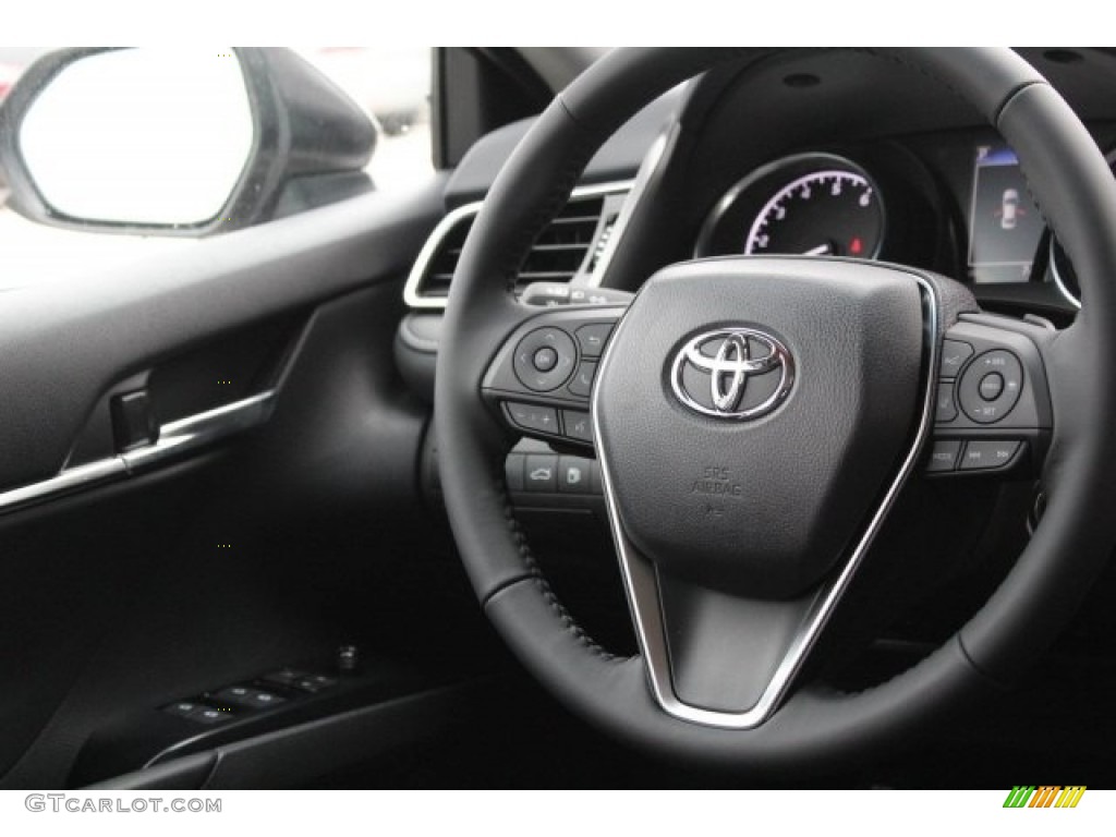 2018 Camry SE - Predawn Gray Mica / Black photo #19