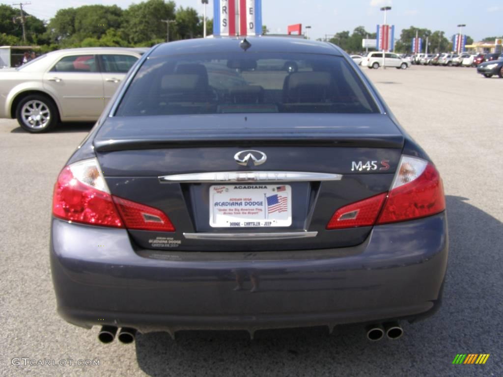 2008 M 45 S Sedan - Blue Slate / Wheat photo #4