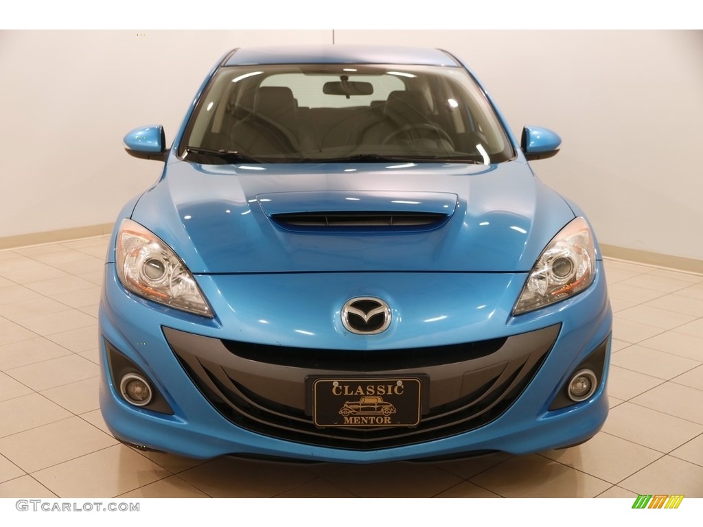 2010 MAZDA3 MAZDASPEED3 Sport 5 Door - Celestial Blue Mica / Black/Red photo #2