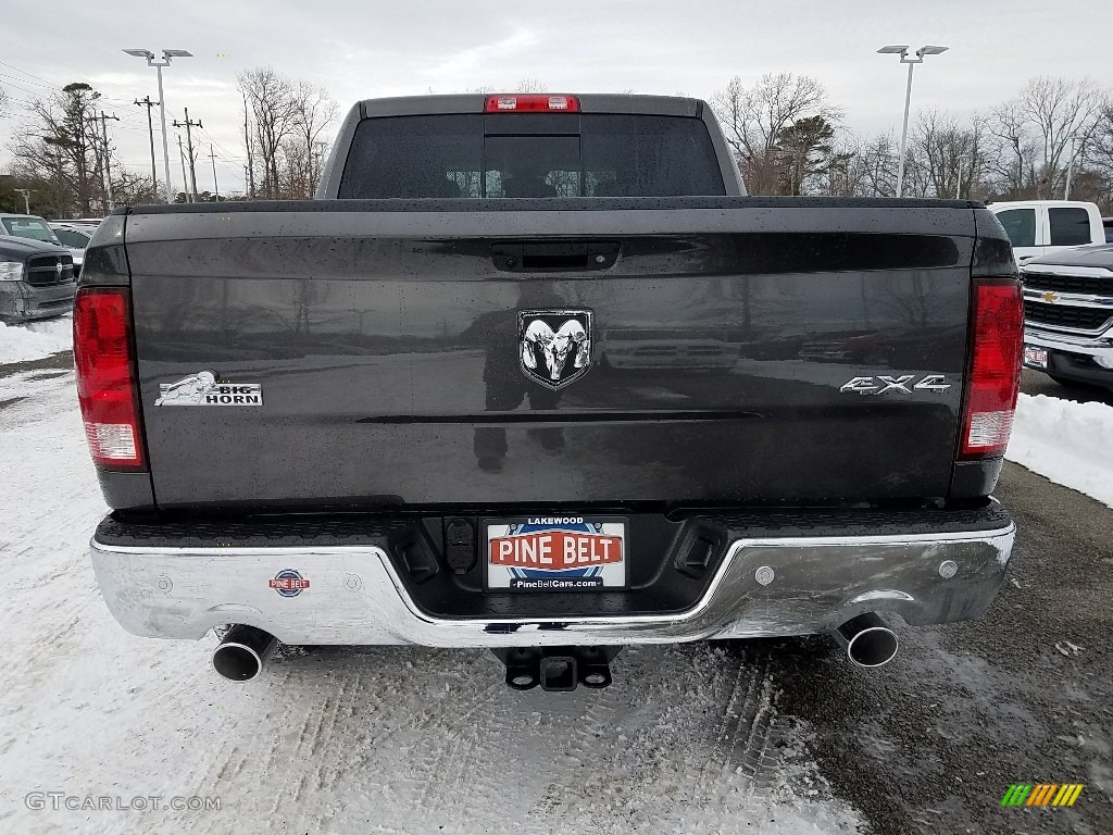 2018 1500 Big Horn Crew Cab 4x4 - Granite Crystal Metallic / Black/Diesel Gray photo #5