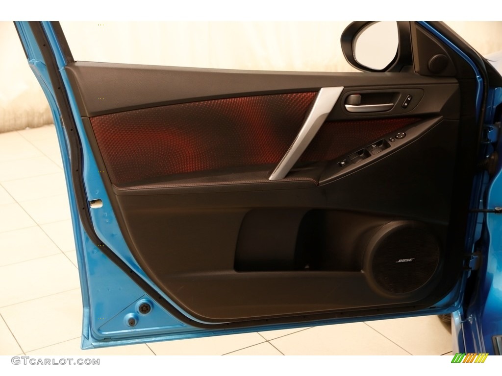 2010 MAZDA3 MAZDASPEED3 Sport 5 Door - Celestial Blue Mica / Black/Red photo #4