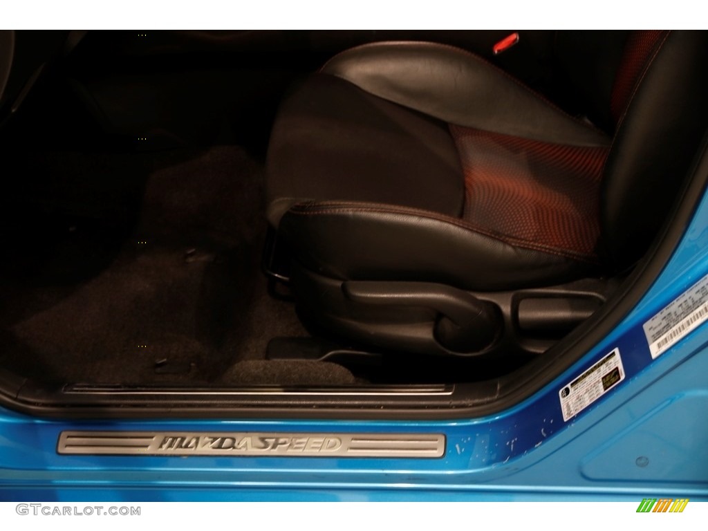 2010 MAZDA3 MAZDASPEED3 Sport 5 Door - Celestial Blue Mica / Black/Red photo #5