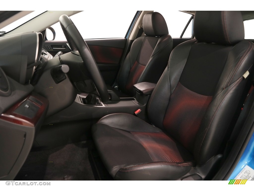 2010 MAZDA3 MAZDASPEED3 Sport 5 Door - Celestial Blue Mica / Black/Red photo #6