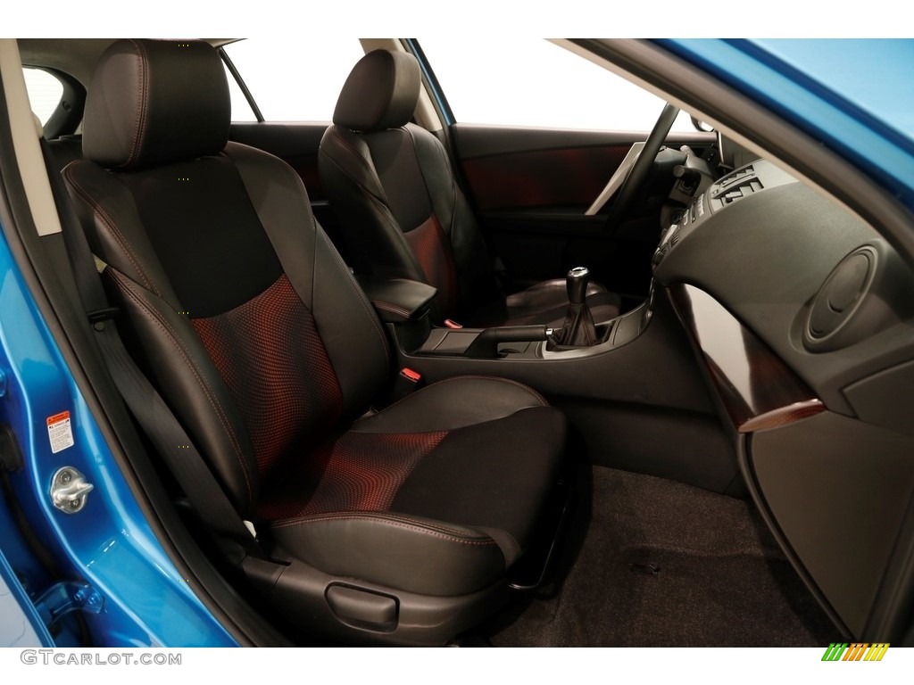 2010 MAZDA3 MAZDASPEED3 Sport 5 Door - Celestial Blue Mica / Black/Red photo #18
