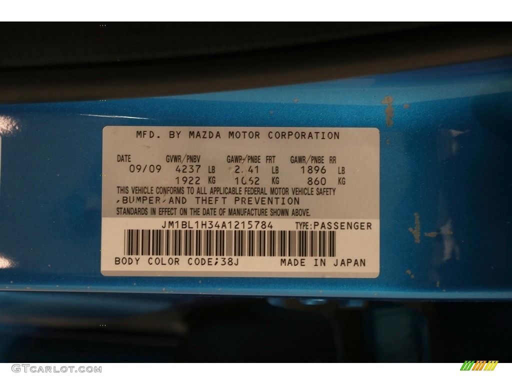 2010 MAZDA3 MAZDASPEED3 Sport 5 Door - Celestial Blue Mica / Black/Red photo #23