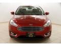 2016 Ruby Red Ford Focus Titanium Sedan  photo #2