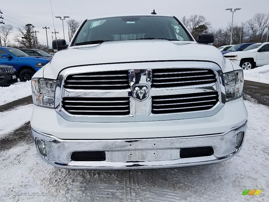 2018 1500 Big Horn Crew Cab 4x4 - Bright White / Black/Diesel Gray photo #2