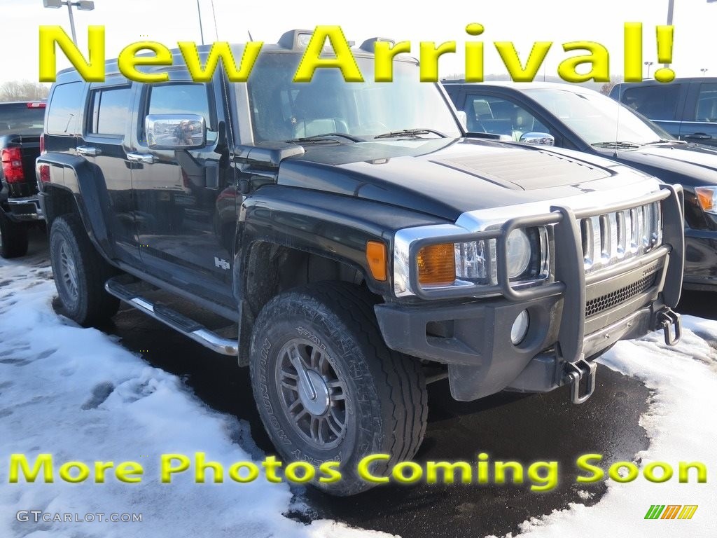 2007 H3 X - Black / Ebony Black/Pewter photo #1
