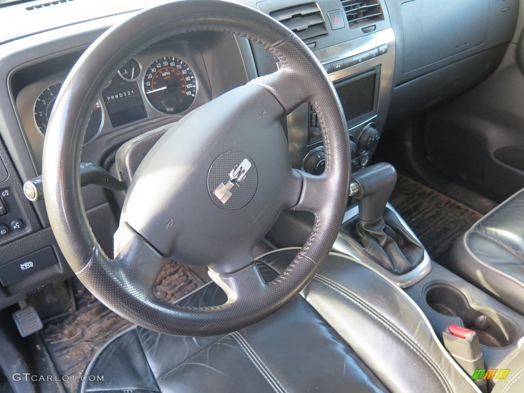 2007 H3 X - Black / Ebony Black/Pewter photo #2