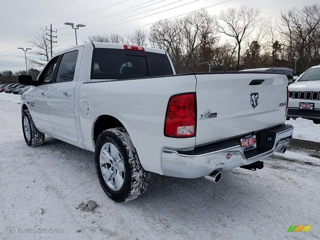 2018 1500 Big Horn Crew Cab 4x4 - Bright White / Black/Diesel Gray photo #4