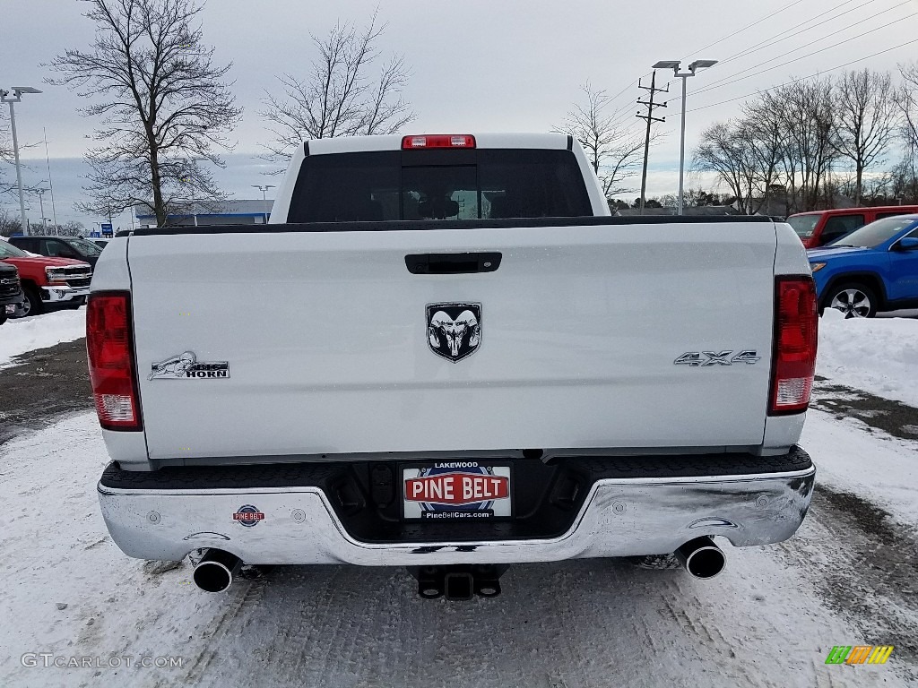 2018 1500 Big Horn Crew Cab 4x4 - Bright White / Black/Diesel Gray photo #5