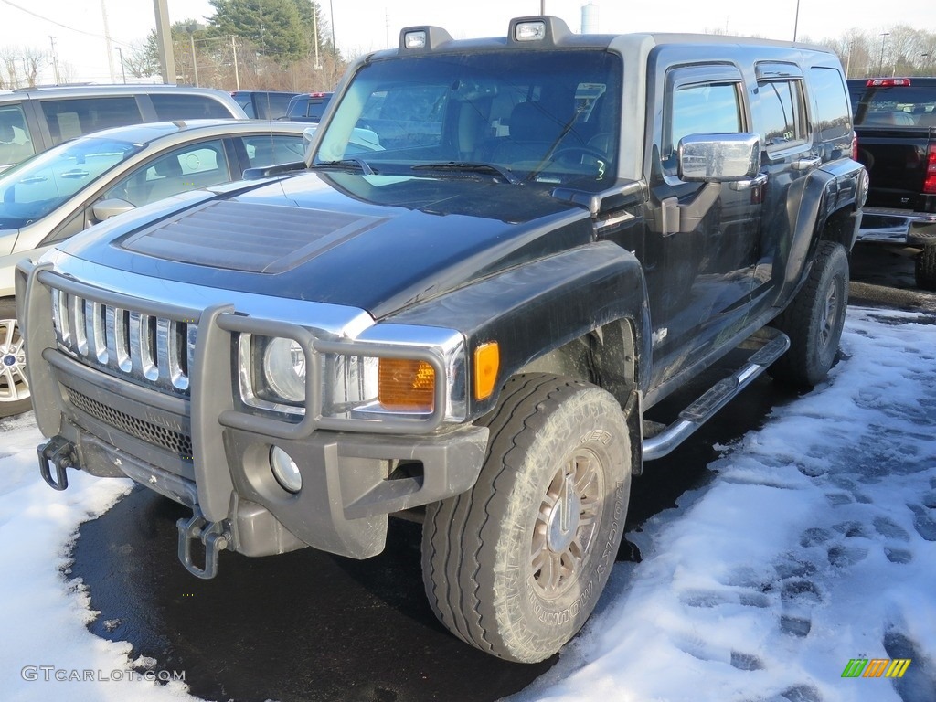 2007 H3 X - Black / Ebony Black/Pewter photo #7