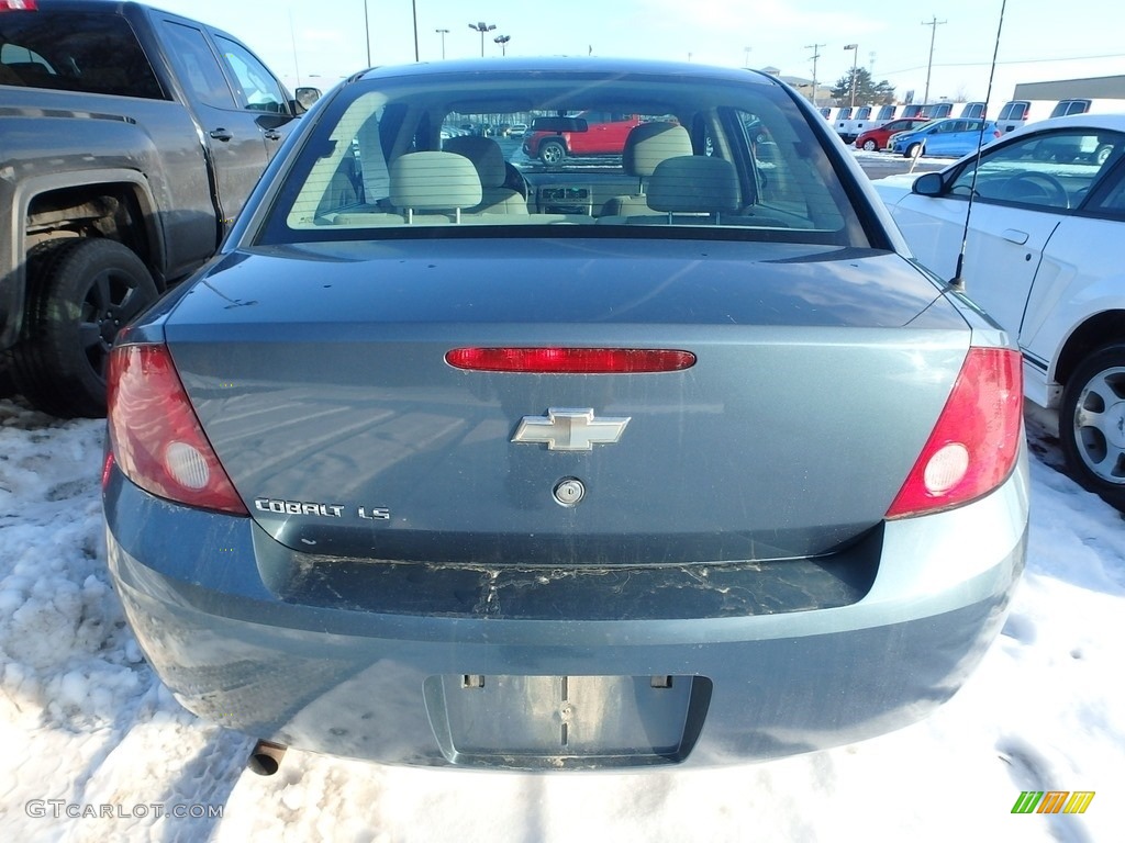2007 Cobalt LS Sedan - Blue Granite Metallic / Gray photo #3