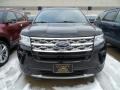 2018 Shadow Black Ford Explorer XLT 4WD  photo #2