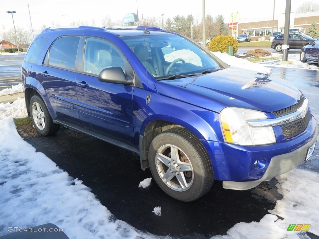 2005 Equinox LT AWD - Laser Blue Metallic / Light Gray photo #4