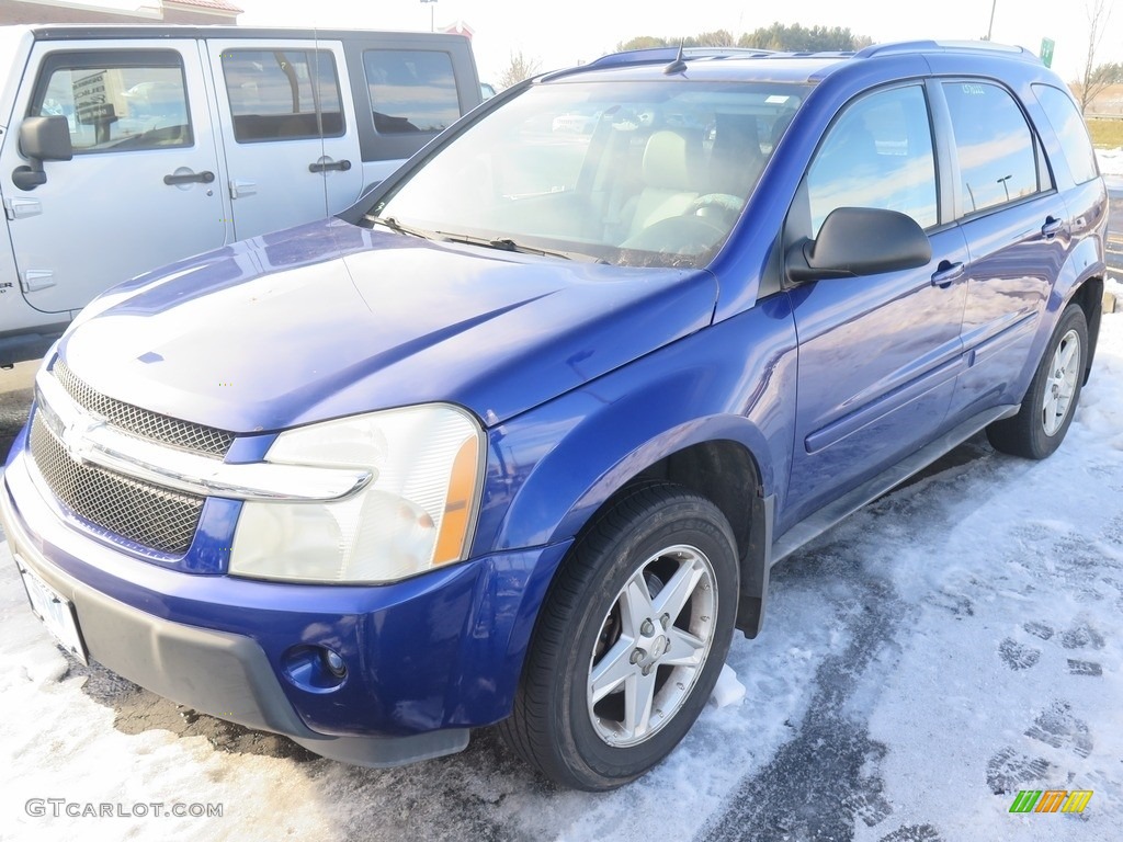 2005 Equinox LT AWD - Laser Blue Metallic / Light Gray photo #6