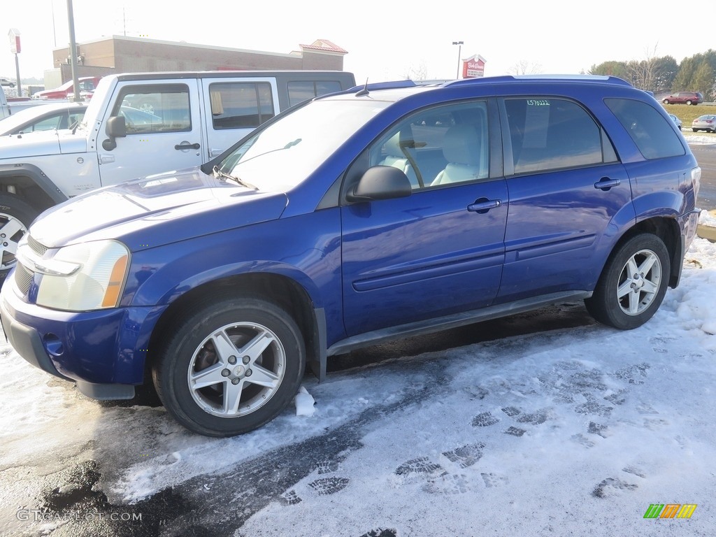 2005 Equinox LT AWD - Laser Blue Metallic / Light Gray photo #7