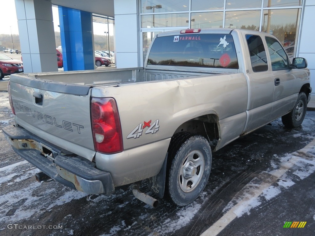 2003 Silverado 1500 LS Extended Cab 4x4 - Dark Gray Metallic / Dark Charcoal photo #7