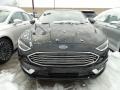 2018 Shadow Black Ford Fusion Hybrid SE  photo #2