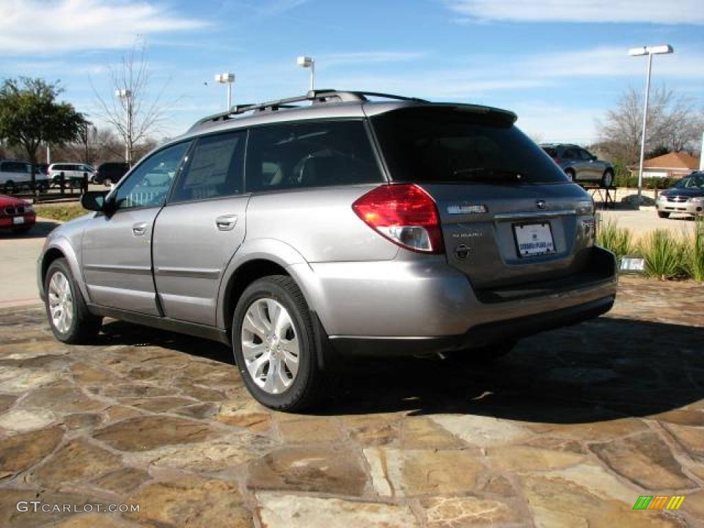 2009 Outback 2.5i Limited Wagon - Quartz Silver Metallic / Off Black photo #3