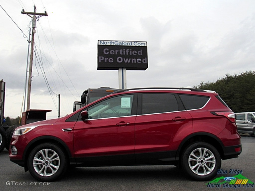 2018 Escape SE - Ruby Red / Medium Light Stone photo #2