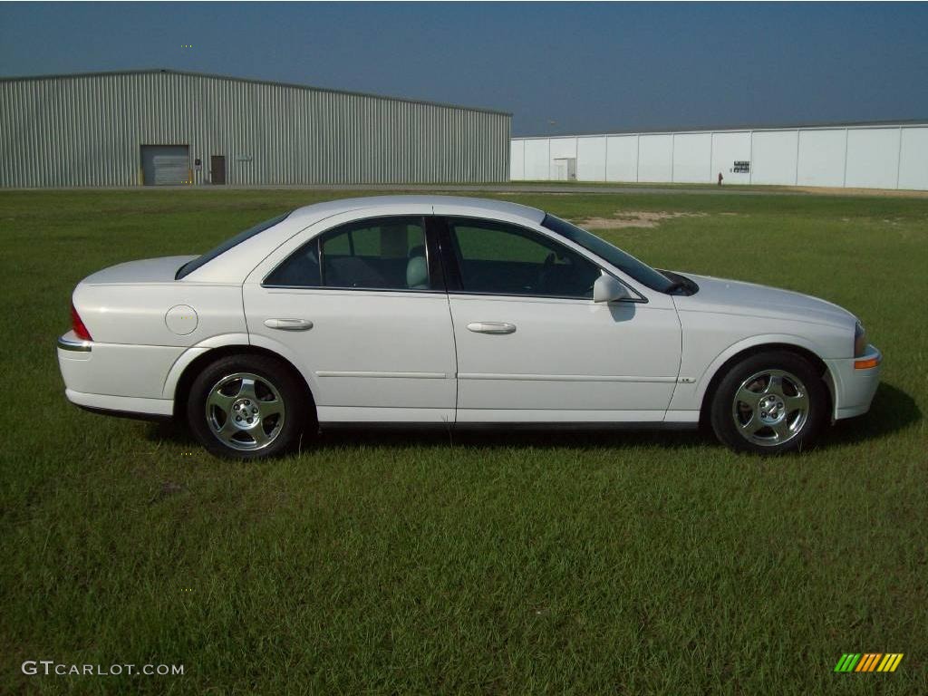 2001 LS V6 - White Pearlescent Tricoat / Light Graphite photo #3