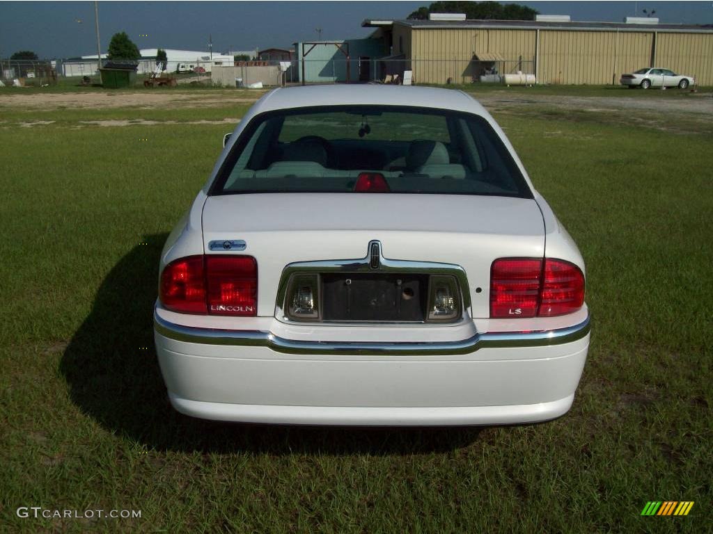 2001 LS V6 - White Pearlescent Tricoat / Light Graphite photo #4