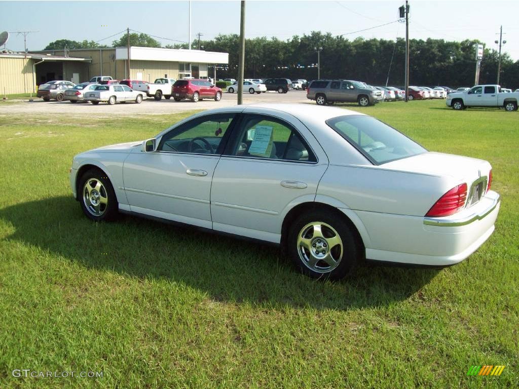 2001 LS V6 - White Pearlescent Tricoat / Light Graphite photo #5