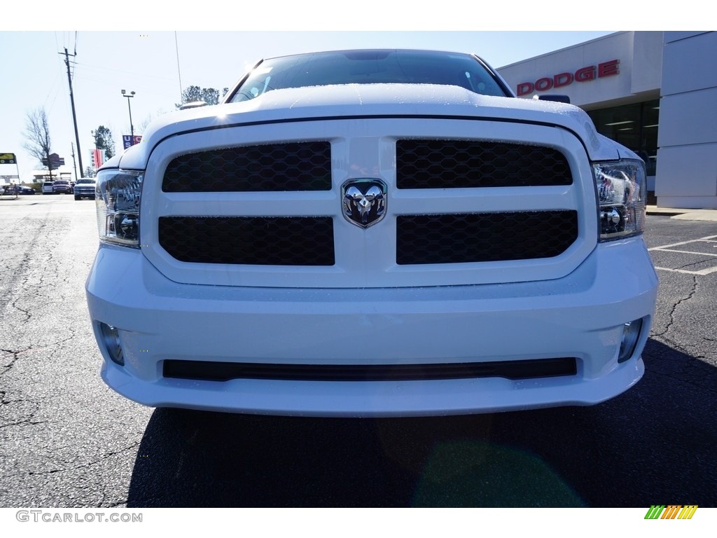 2018 1500 Express Quad Cab - Bright White / Black/Diesel Gray photo #2