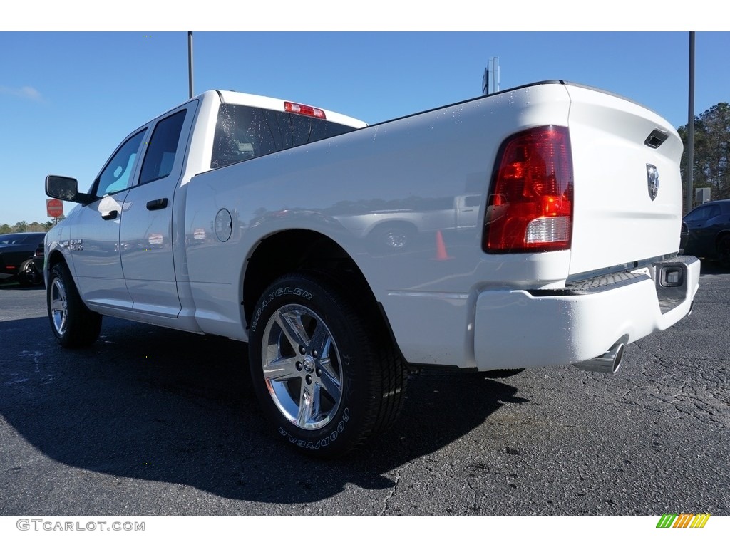 2018 1500 Express Quad Cab - Bright White / Black/Diesel Gray photo #5