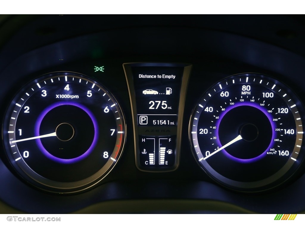 2012 Azera  - Hyper Silver Metallic / Black photo #9