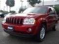 2005 Inferno Red Crystal Pearl Jeep Grand Cherokee Laredo 4x4  photo #1