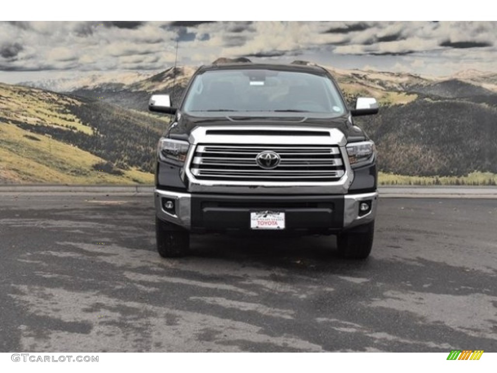 2018 Tundra Limited CrewMax 4x4 - Midnight Black Metallic / Black photo #2