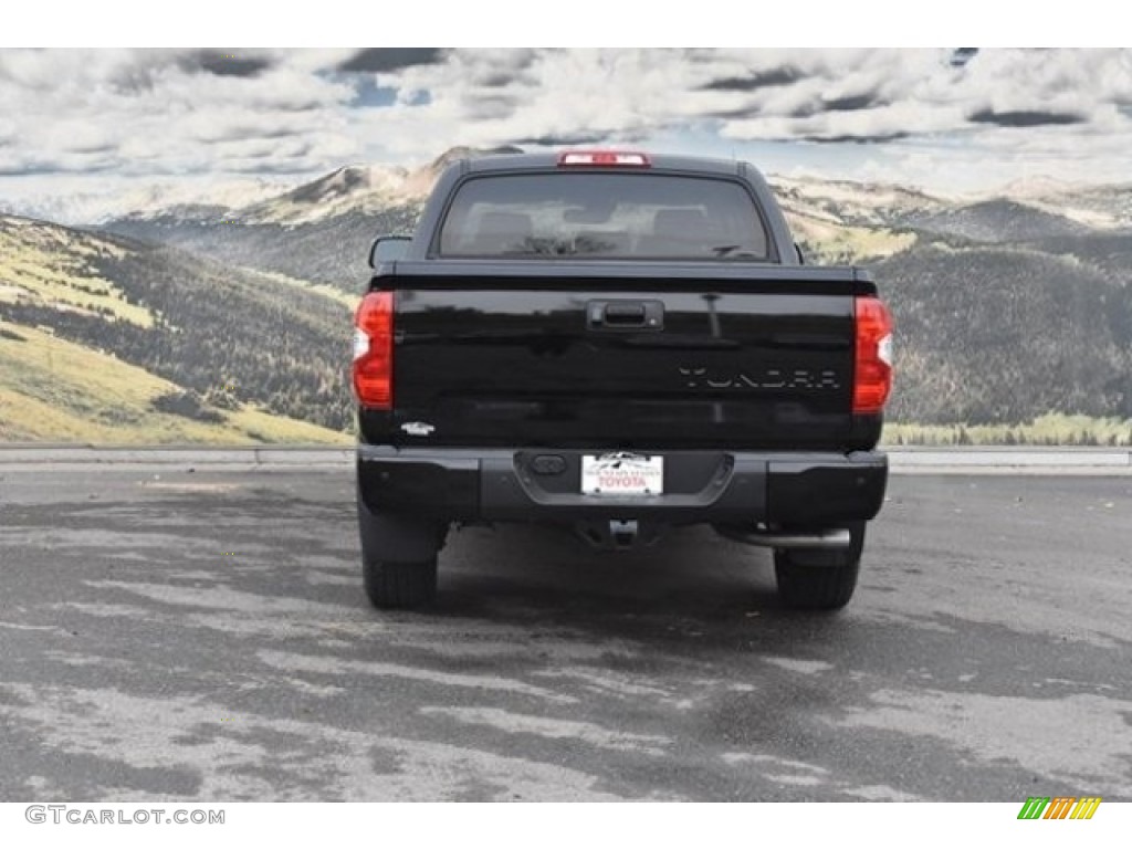 2018 Tundra Limited CrewMax 4x4 - Midnight Black Metallic / Black photo #4