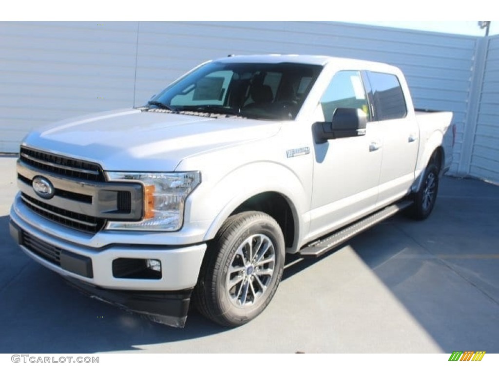 2018 F150 XLT SuperCrew - Ingot Silver / Black photo #3