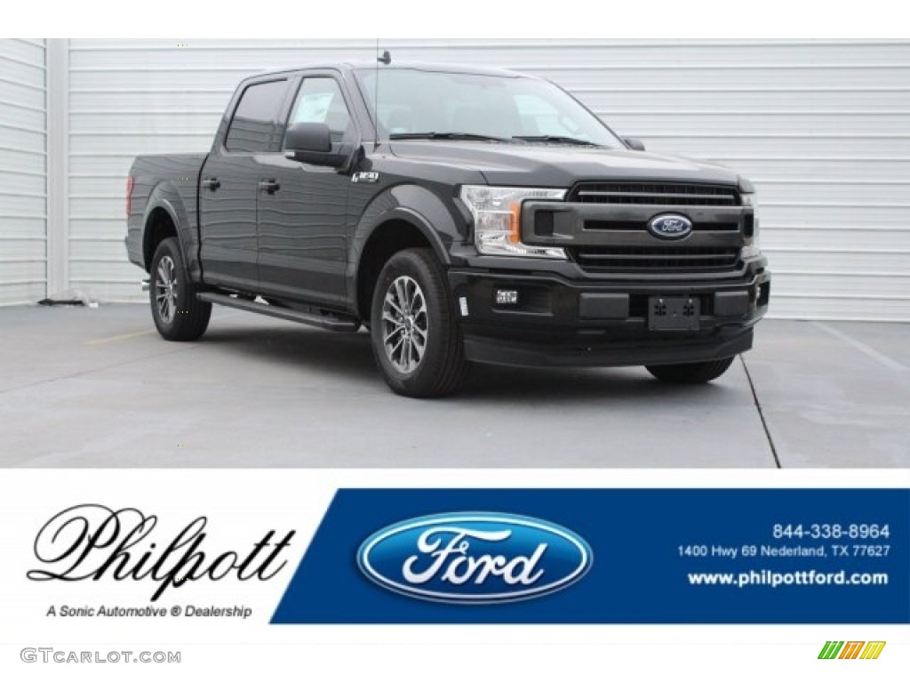 2018 F150 XLT SuperCrew - Shadow Black / Black photo #1