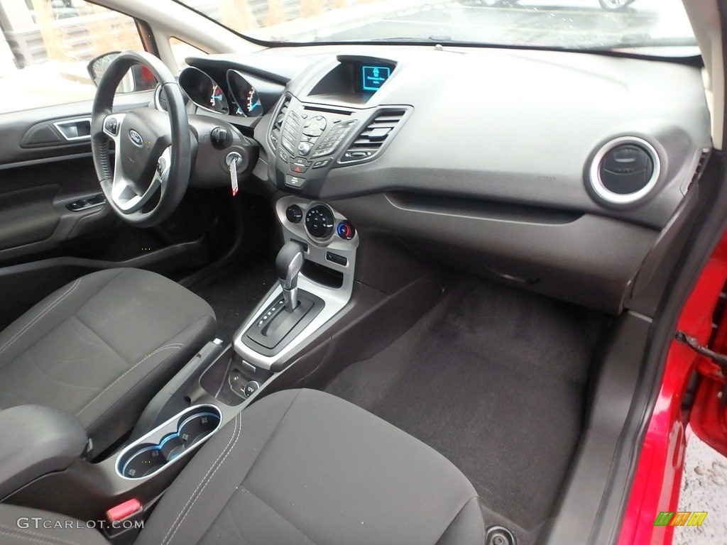 2016 Fiesta SE Sedan - Ruby Red Metallic / Charcoal Black photo #11