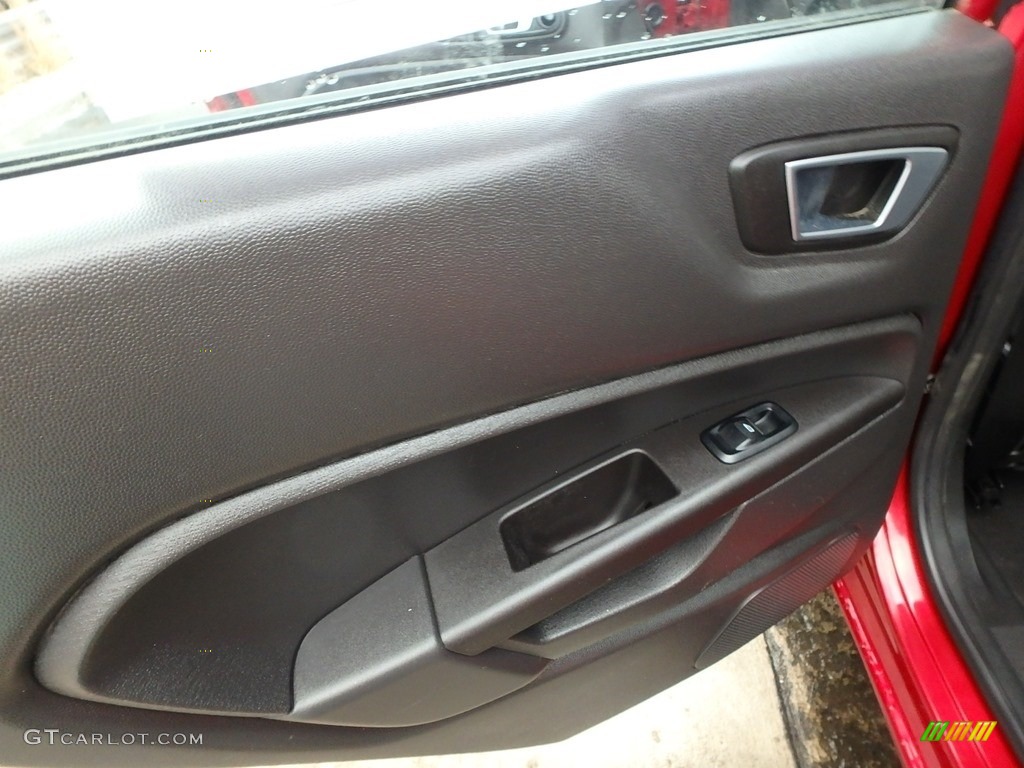 2016 Fiesta SE Sedan - Ruby Red Metallic / Charcoal Black photo #18