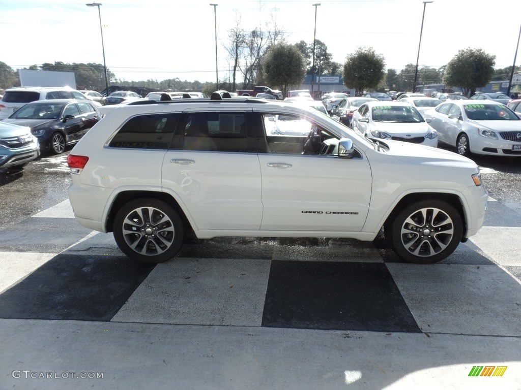 2017 Grand Cherokee Overland 4x4 - Bright White / Brown/Light Frost Beige photo #3