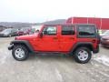 Firecracker Red 2018 Jeep Wrangler Unlimited Sport 4x4 Exterior
