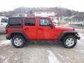 Firecracker Red 2018 Jeep Wrangler Unlimited Sport 4x4 Exterior